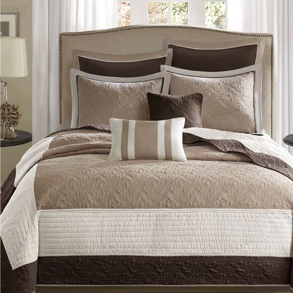 Madison Park - Attingham 7-Pc. Quilt Set, Full/Queen - Picture 1 of 5